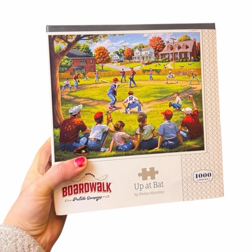 Up at Bat by Boardwalk - Jigsaw Puzzle